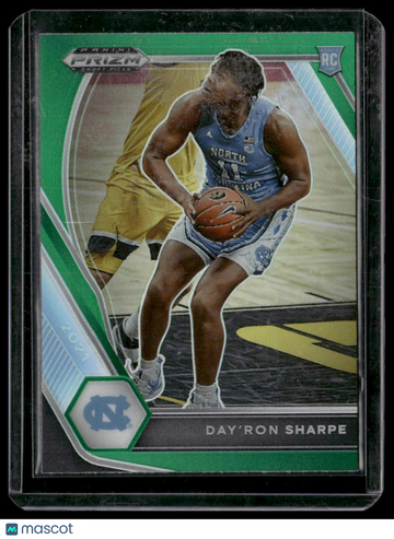 2021 Panini Prizm Draft Picks Day'Ron Sharpe #25 Green