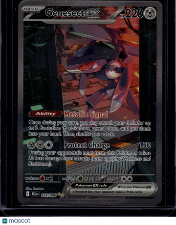 2025 Pokemon S&V Black Bolt Genesect ex #169/086