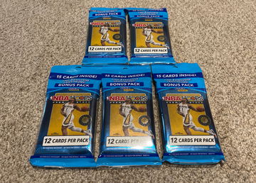 5 - 2019-20 Panini Basketball Hoops Premium Stock Cello Packs