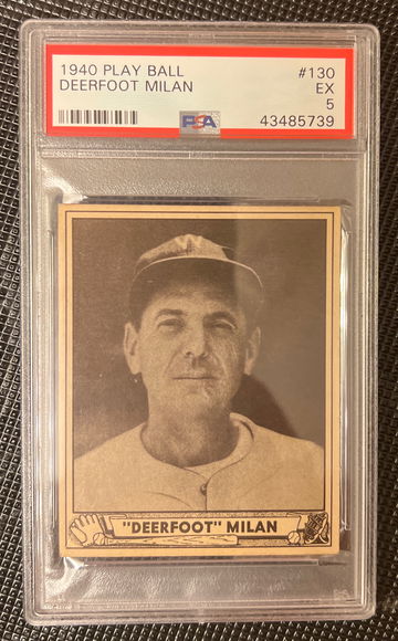 1940 play ball deerfoot milan psa 5