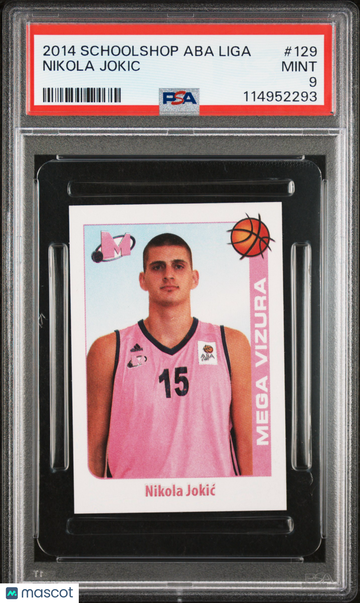 2014 Schoolshop Aba Liga Nikola Jokic #129 PSA 9