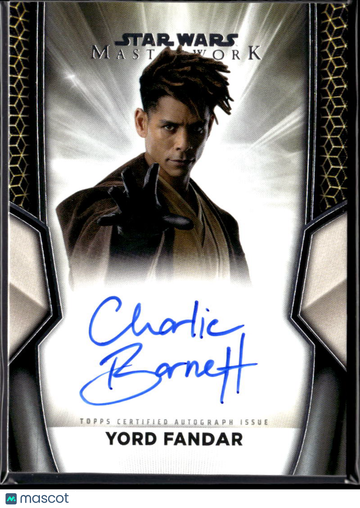 2024 Topps Star Wars Masterwork Charlie Barnett Autograph #A-CB
