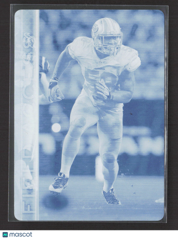 2015 Topps Field Access Eli Harold #9 Cyan Printing Plate Printing Plate
