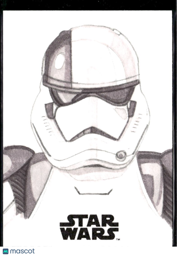 2017 Topps Star Wars The Last Jedi Sketch Cards Robert Hendrickson Sketch #N/A