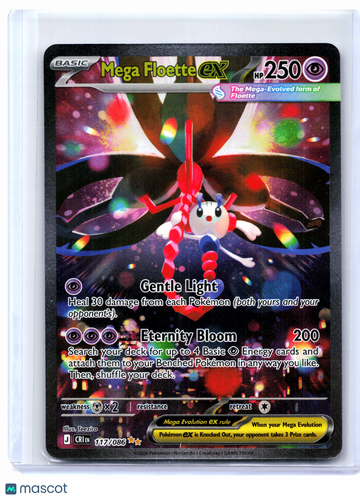 Chaos Rising Mega Floette ex Holo Special Illustration Rare #117/086