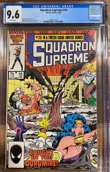 Squadron Supreme #10 CGC 9.6 1st Moonglow and Redeemers