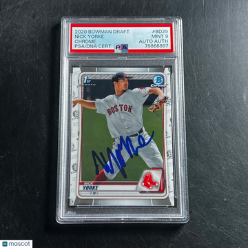2020 Topps Nick Yorke #BD29 1st Bowman Chrome PSA 9