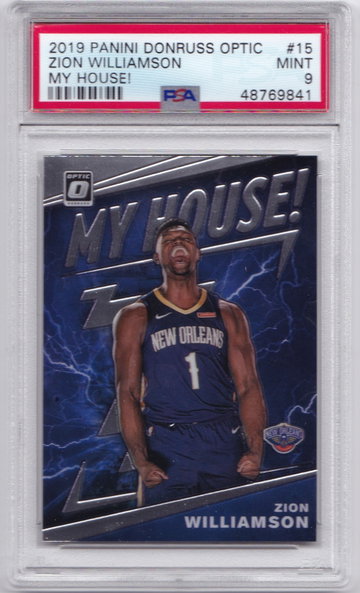 Zion Williamson 2019 Optic My House PSA 9 