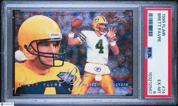 1995 Flair Brett Favre #74 PSA 6