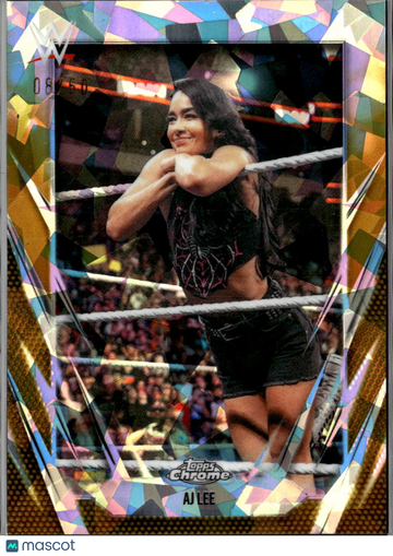 2026 Topps Chrome WWE AJ Lee #105 Atomic Refractor