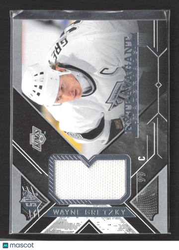 2018 Upper Deck SPx Extravagant Materials Wayne Gretzky #EX-WG Game-used hockey memorabilia Jersey Patch