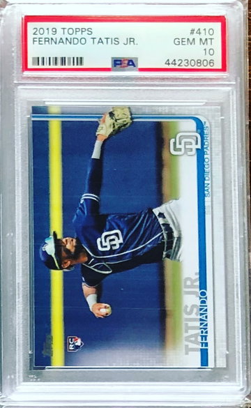 2019 Topps Series 2 Fernando Tatis Jr Rookie RC PSA 10 Qty