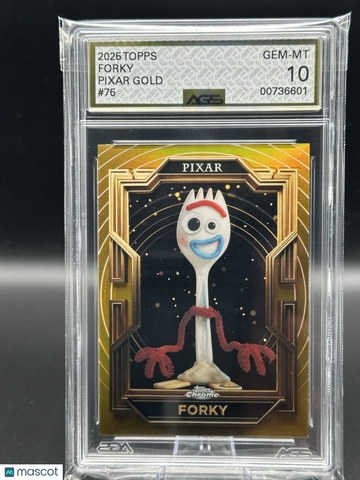 2025 Topps Chrome Pixar GOLD AGS 10