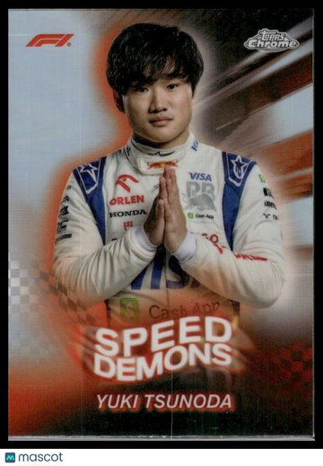 2024 Topps Chrome Formula 1 Yuki Tsunoda #SD-17 Speed Demons