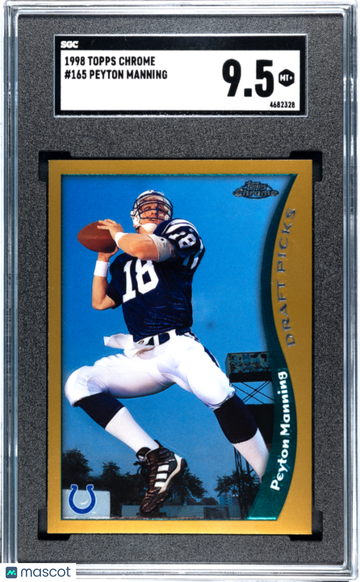 1998 Topps Chrome Peyton Manning #165 SGC 9.5