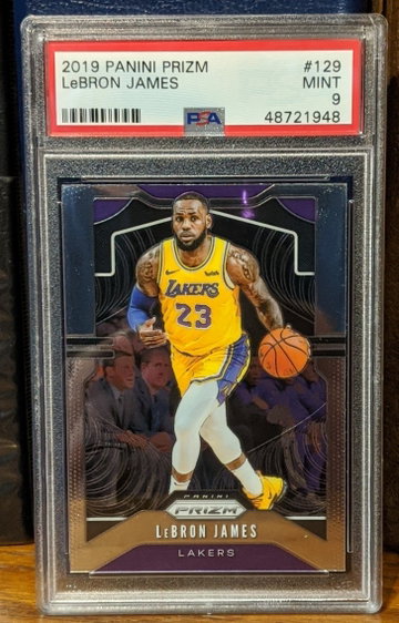LeBron James 2019 Prizm PSA 9