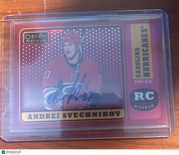 2018-19 O-Pee-Chee Platinum Andrei Svechnikov #R-80 [Base] Rookie Insert