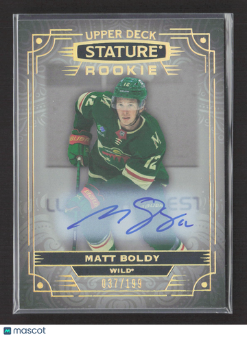 2023 Upper Deck Stature Matt Boldy #101 /199