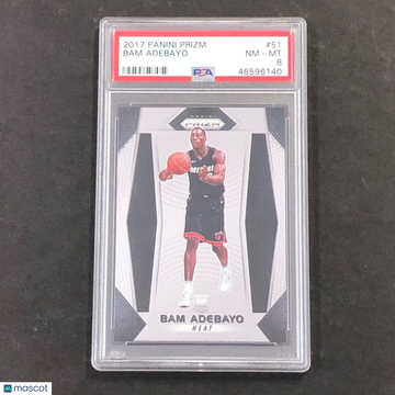2017 Panini Prizm Bam Adebayo #51 PSA 8