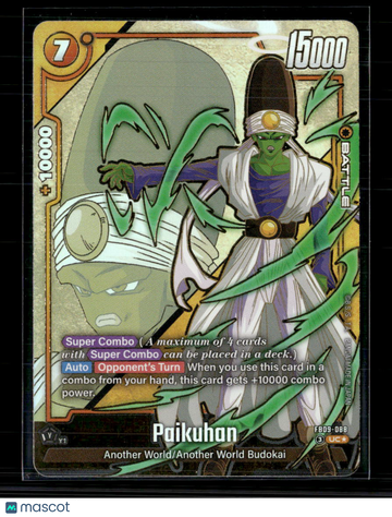 2024 Dragon Ball Super Fusion World Awakened Pulse Paikuhan Foil Super Combo