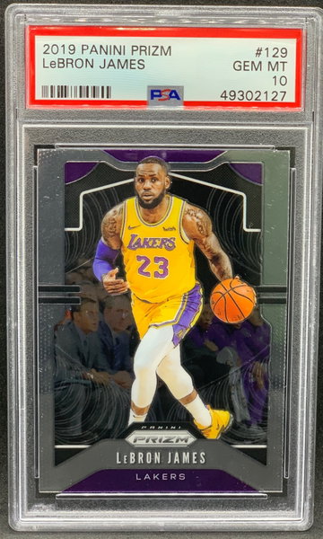 LeBron James 2019 Panini Prizm #129 PSA 10
