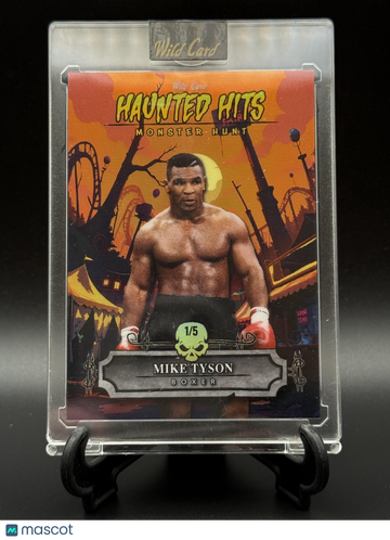 2025 Wild Card Haunted Hits - Carnival Orange Mike Tyson #HHCA-MT SN