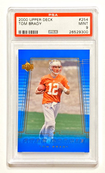 2000 Upper Deck Tom Brady #254 Star Rookie PSA 9 Mint