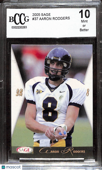 2005 SAGE Aaron Rodgers #37 BGS 10