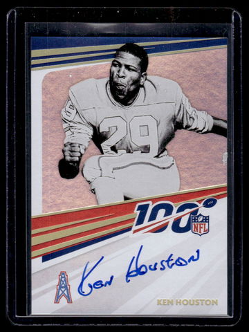 2020 Panini NFL 100 Ken Houston #N100-KH Auto
