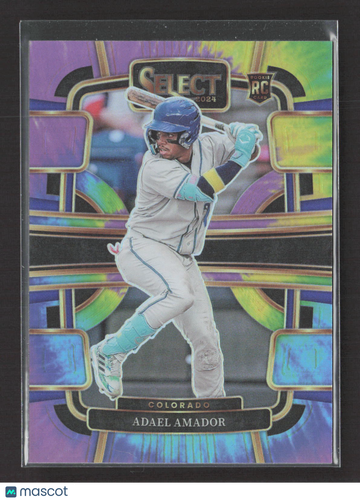 2024 Panini Select Prizm Adael Amador #74 Tie-Dye RC 12/25