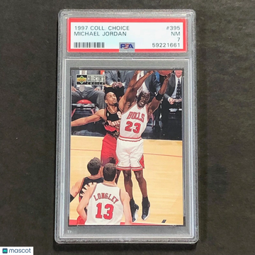 1997 Collector's Choice Michael Jordan #395 PSA 7