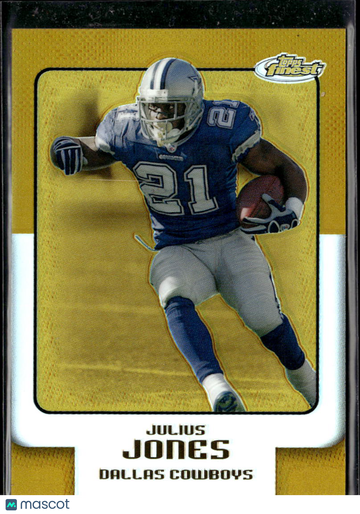 2006 Topps Finest Julius Jones #57 Refractor