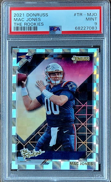 2021 MAC JONES Panini Donruss The Rookies PSA 9 Rookie RC #TR-MJO 
