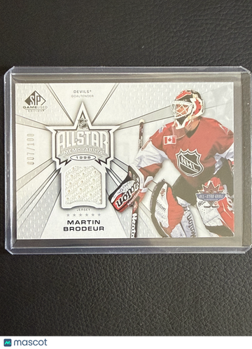 007/100 2023-24 Upper Deck SP Game Used 1998 All-Star Jersey Martin Brodeur #RR-MB