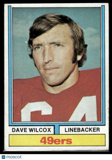 1974 Topps Dave Wilcox #190