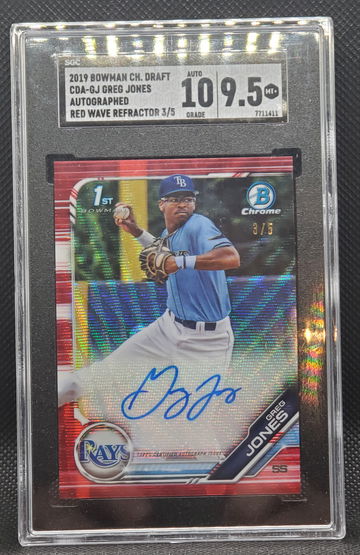 2019 Bowman Greg Jones Red Wave Auto