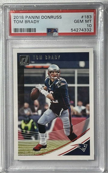 Tom Brady 2018 Donruss #183 Base PSA 10 Gem Mint