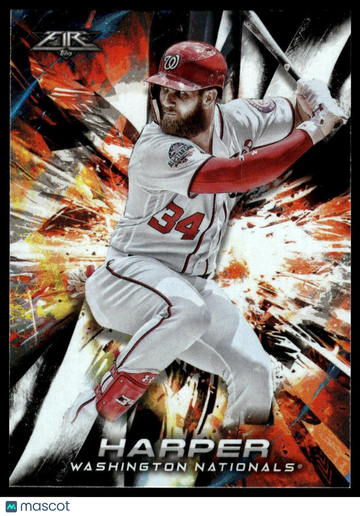 2018 Topps Fire Bryce Harper #53
