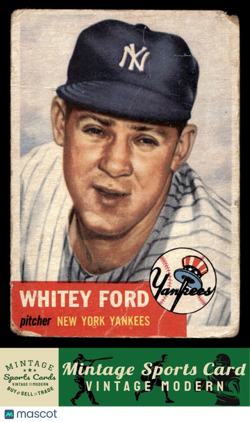 1953 Topps Whitey Ford #207