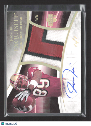2007 Upper Deck Exquisite Collection Jason Hill #111 Rookie Signature Patch Event-Worn Patch