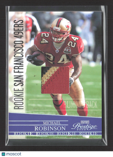 2008 Playoff Prestige Michael Robinson #227 Authentic Event-Worn Jersey