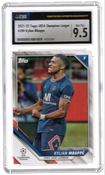 2021-22 Topps UEFA Campions Leauge Kylian Mbappe 9.5