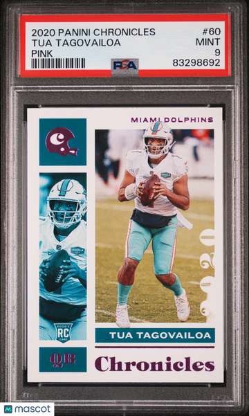 2020 Panini Chronicles Tua Tagovailoa #60 Pink PSA 9