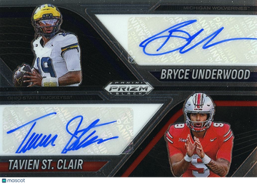 2025 Bryce Underwood Tavien St. Clair Rookie Panini Authentic