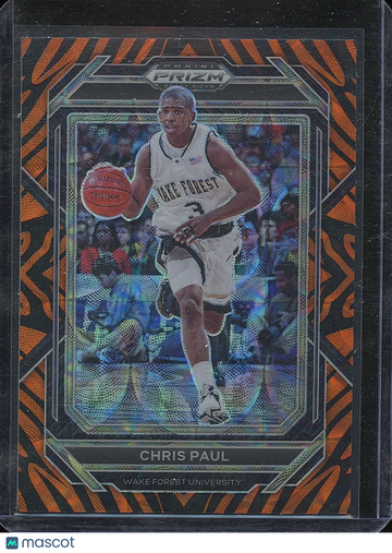 Chris Paul 2023 Prizm Draft Tiger Prizm SSP CASE HIT Wake Forest #71