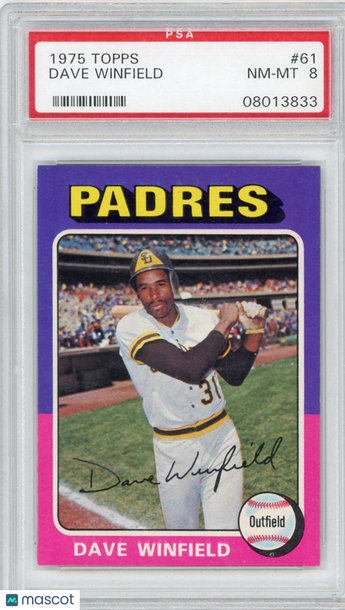 1975 Topps Dave Winfield #61 PSA 8