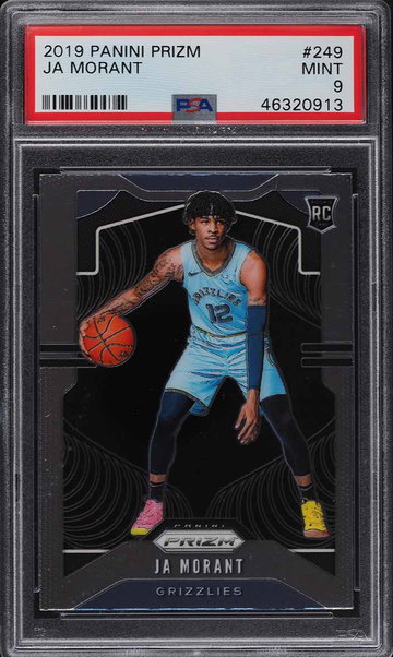 2019 Panini Prizm Ja Morant ROOKIE RC #249 PSA 9 