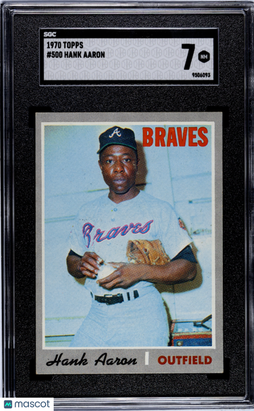 1970 Topps Hank Aaron #500 SGC 7