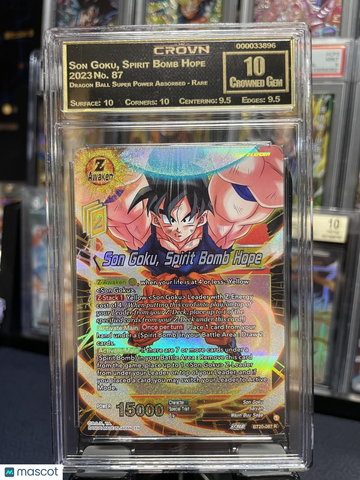 2023 Bandai Dragon Ball Super Power Absorbed Son Goku Holofoil CROWN 10 #BT20-087