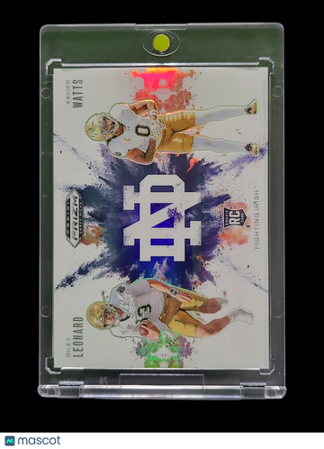 2025 Panini Prizm Draft Picks Riley Leonard Xavier Watts #12 RC